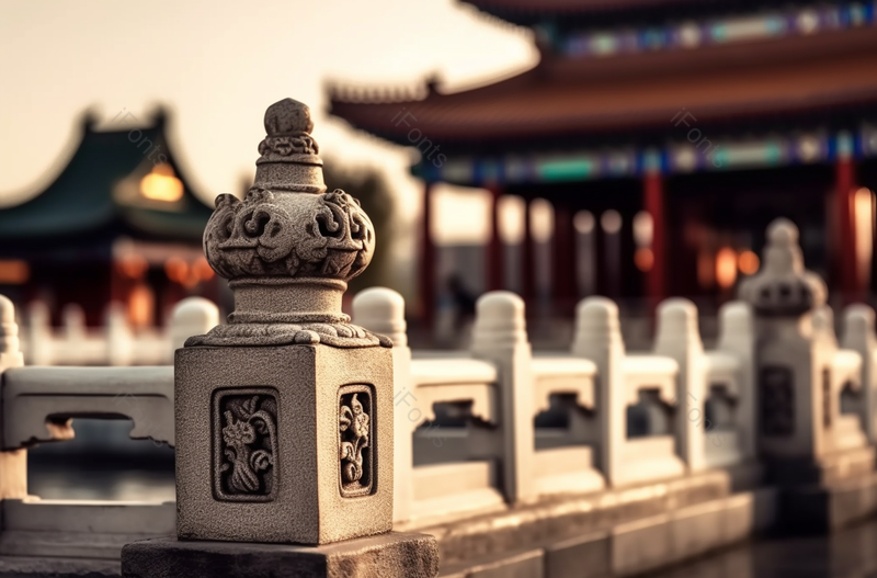 北京美景北海公园桥墩雕刻建筑摄影实拍,高清,摄影图,摄影图片,图片大全,摄影图免费下载